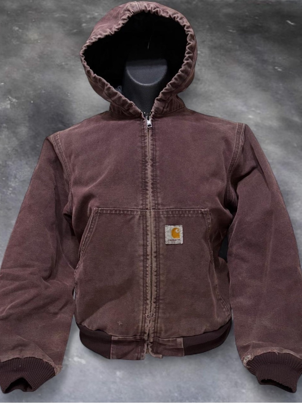 Carhartt Women’s Brown Hooded Canvas Jacket